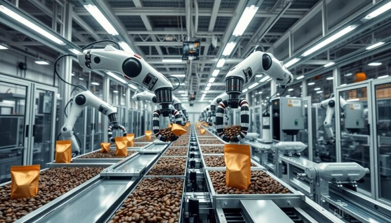 packaging of coffee beans