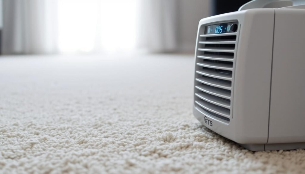 地毯清潔濕度控制