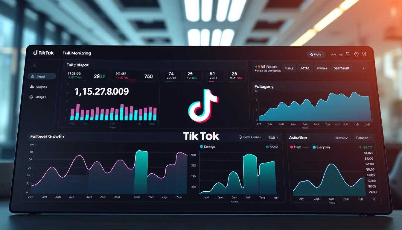 TikTok粉丝增长监控
